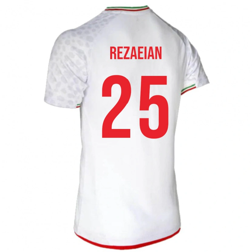 Danxen Kinder Iran Ramin Rezaeian #25 Weiß Heimtrikot Trikot 24-26 T-Shirt