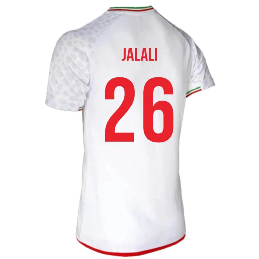 Danxen Kinder Iran Abolfazl Jalali #26 Weiß Heimtrikot Trikot 24-26 T-Shirt