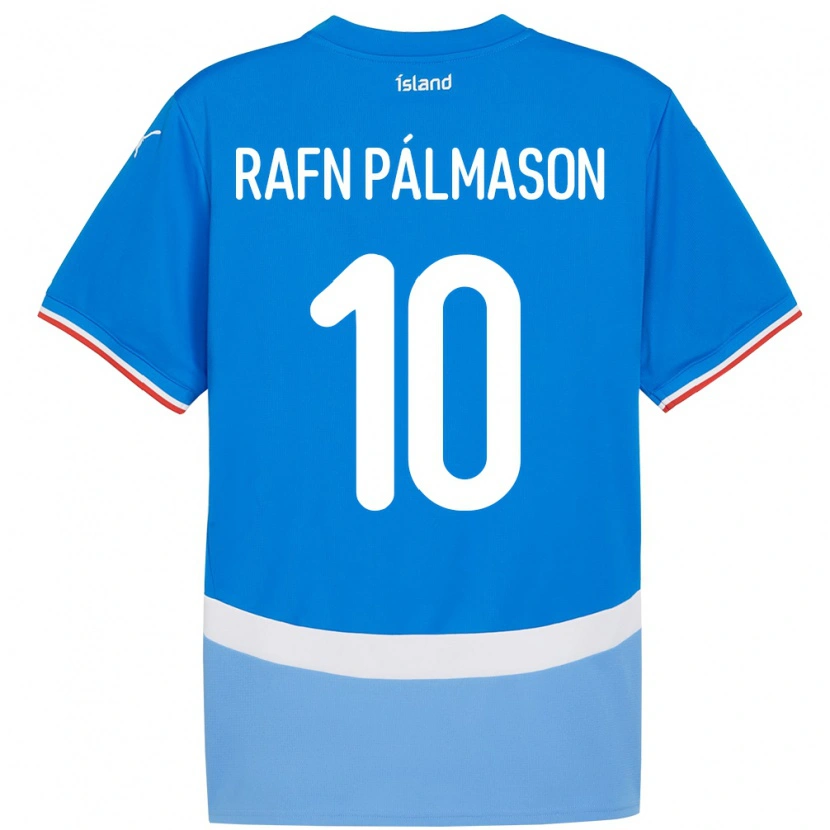 Danxen Kinder Island Alexander Rafn Pálmason #10 Blau Heimtrikot Trikot 24-26 T-Shirt