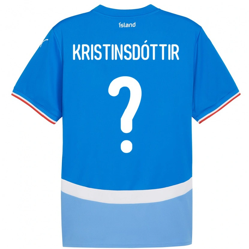 Danxen Kinder Island Ólöf Sigríður Kristinsdóttir #0 Blau Heimtrikot Trikot 24-26 T-Shirt