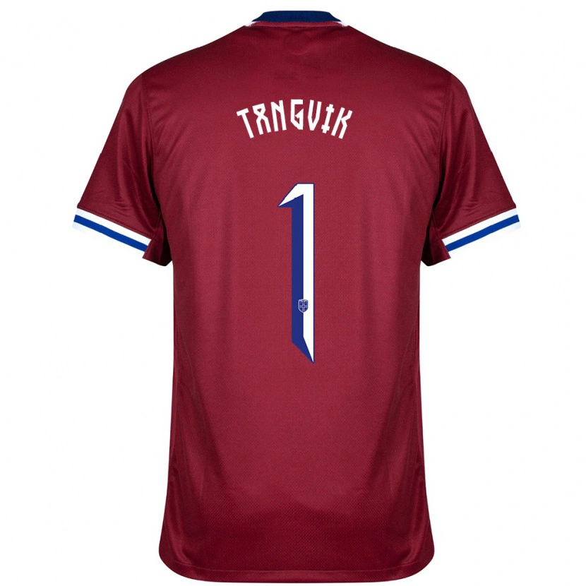 Danxen Kinder Norwegen Sander Tangvik #1 Rot Blau Weiß Heimtrikot Trikot 24-26 T-Shirt