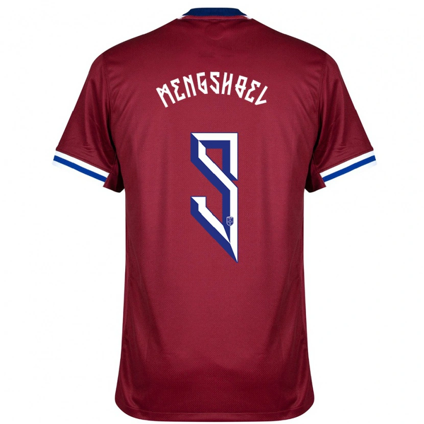 Danxen Kinder Norwegen Olav Dobloug Mengshoel #9 Rot Blau Weiß Heimtrikot Trikot 24-26 T-Shirt