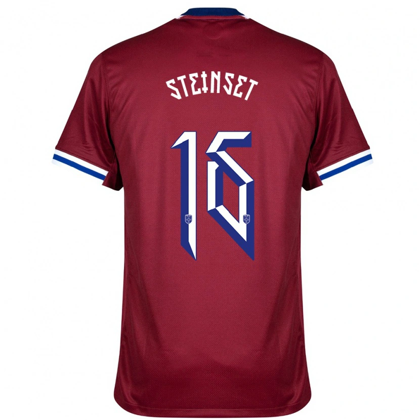 Danxen Kinder Norwegen Kristoffer Steinset #16 Rot Blau Weiß Heimtrikot Trikot 24-26 T-Shirt