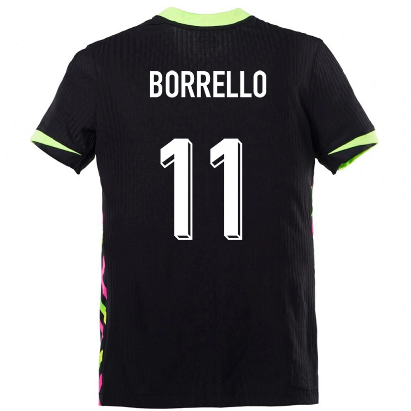 Danxen Kinder Australien Brandon Borrello #11 Dunkelblau Auswärtstrikot Trikot 24-26 T-Shirt