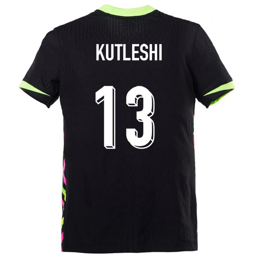 Danxen Kinder Australien Besian Kutleshi #13 Dunkelblau Auswärtstrikot Trikot 24-26 T-Shirt