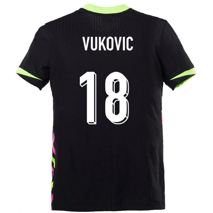 Danxen Kinder Australien Danny Vukovic #18 Dunkelblau Auswärtstrikot Trikot 24-26 T-Shirt