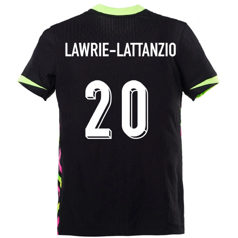 Danxen Kinder Australien Luis Lawrie Lattanzio #20 Dunkelblau Auswärtstrikot Trikot 24-26 T-Shirt