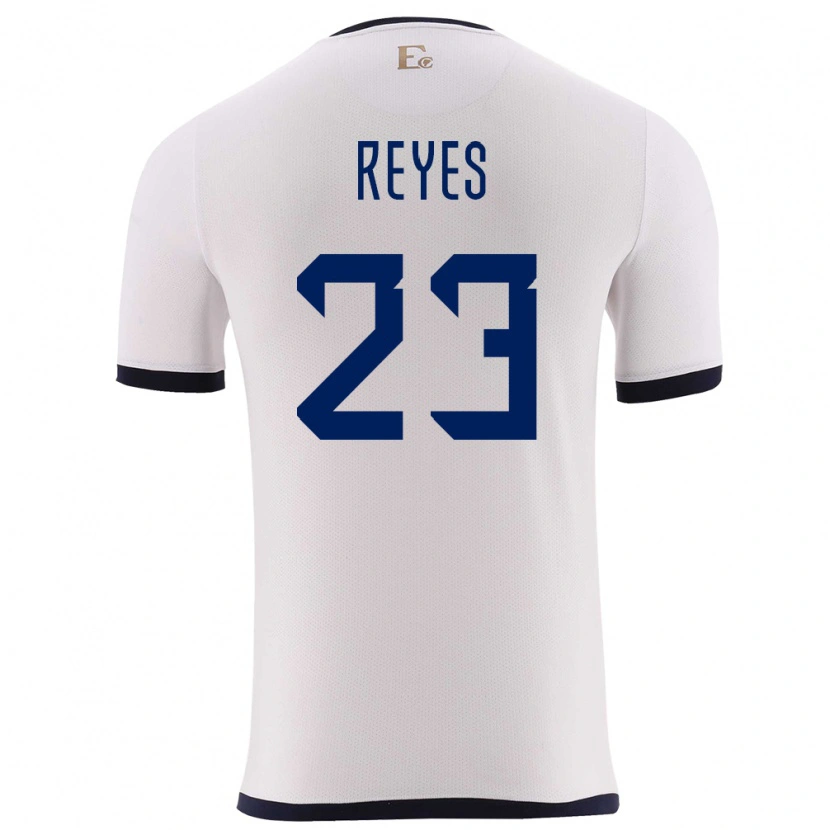 Danxen Kinder Ecuador Maikel Reyes #23 Weiß Auswärtstrikot Trikot 24-26 T-Shirt