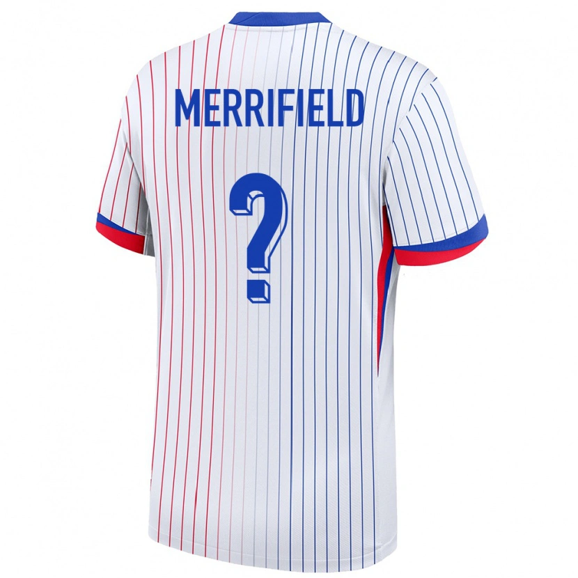 Danxen Kinder Frankreich Loan Merrifield #0 Weiß Auswärtstrikot Trikot 24-26 T-Shirt