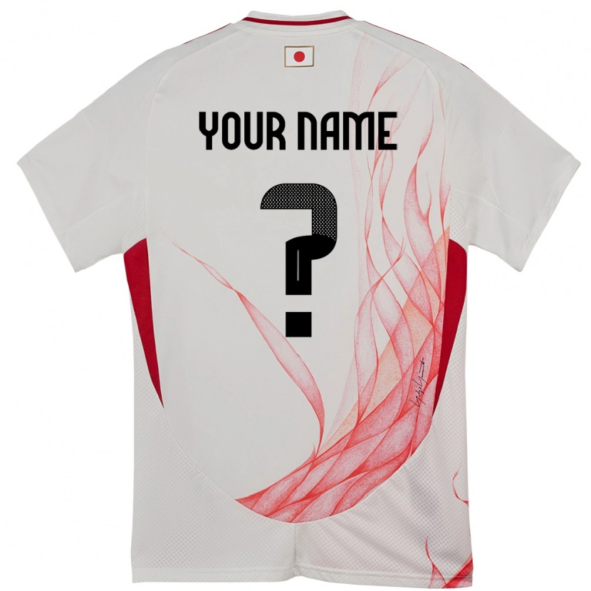 Danxen Kinder Japan Ihren Namen #0 Weiß Auswärtstrikot Trikot 24-26 T-Shirt