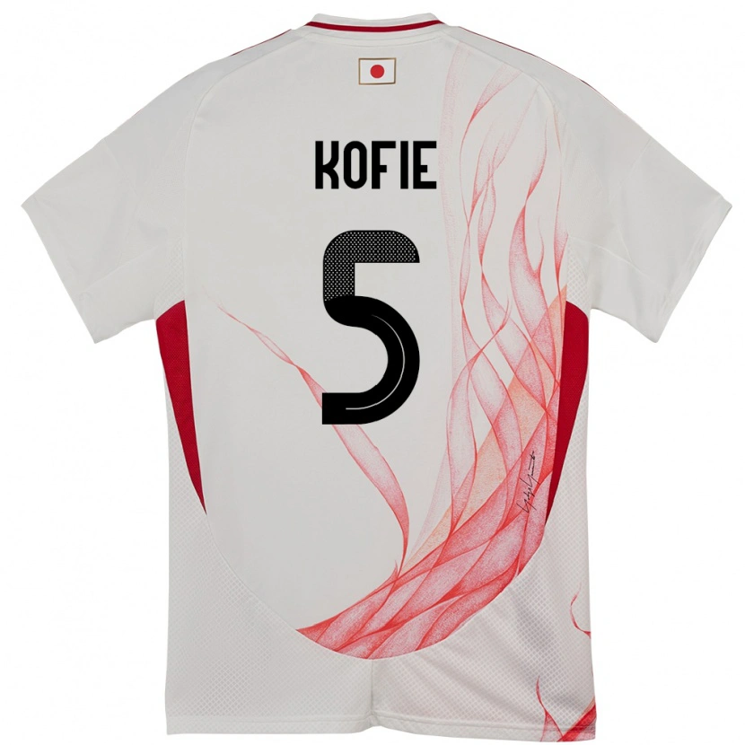 Danxen Kinder Japan Shota Kofie #5 Weiß Auswärtstrikot Trikot 24-26 T-Shirt
