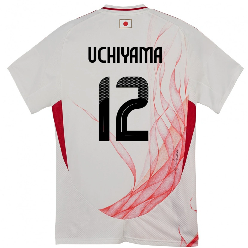 Danxen Kinder Japan Shota Uchiyama #12 Weiß Auswärtstrikot Trikot 24-26 T-Shirt