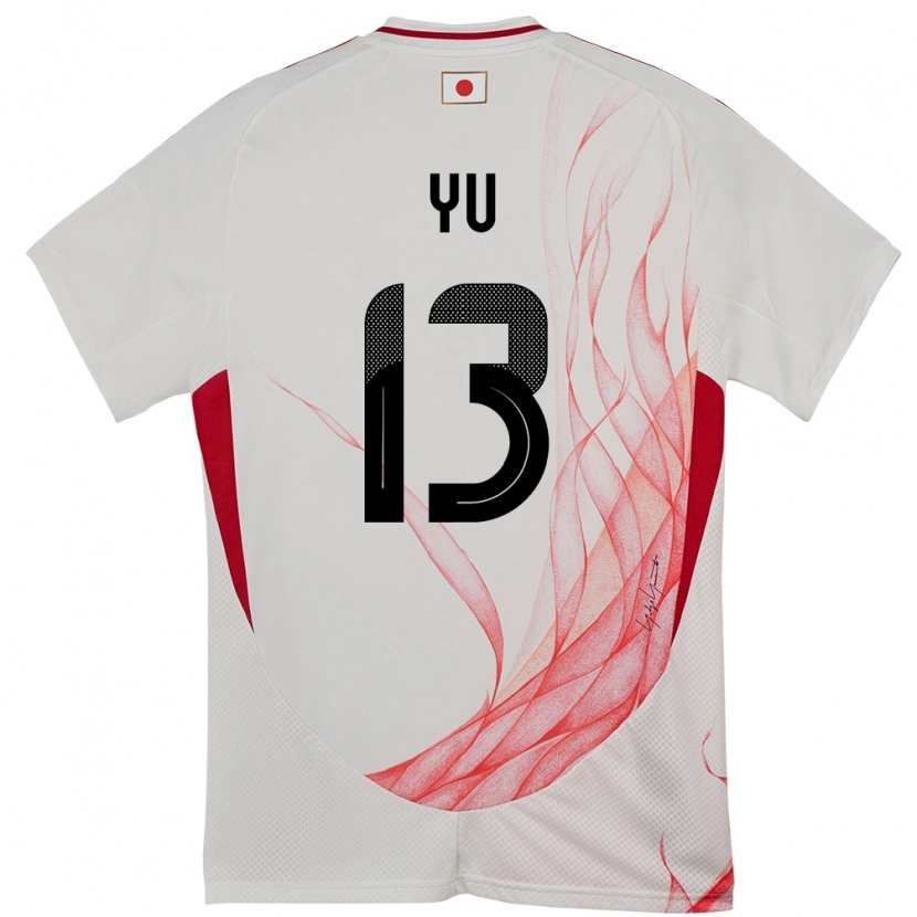 Danxen Kinder Japan Yu Hirakawa #13 Weiß Auswärtstrikot Trikot 24-26 T-Shirt