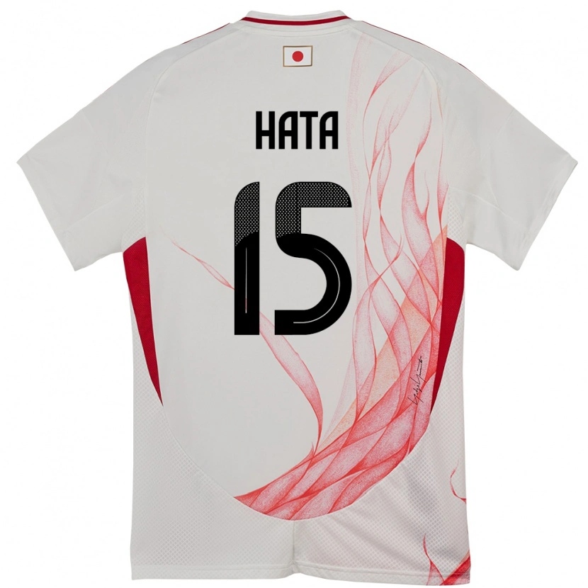 Danxen Kinder Japan Taiga Hata #15 Weiß Auswärtstrikot Trikot 24-26 T-Shirt