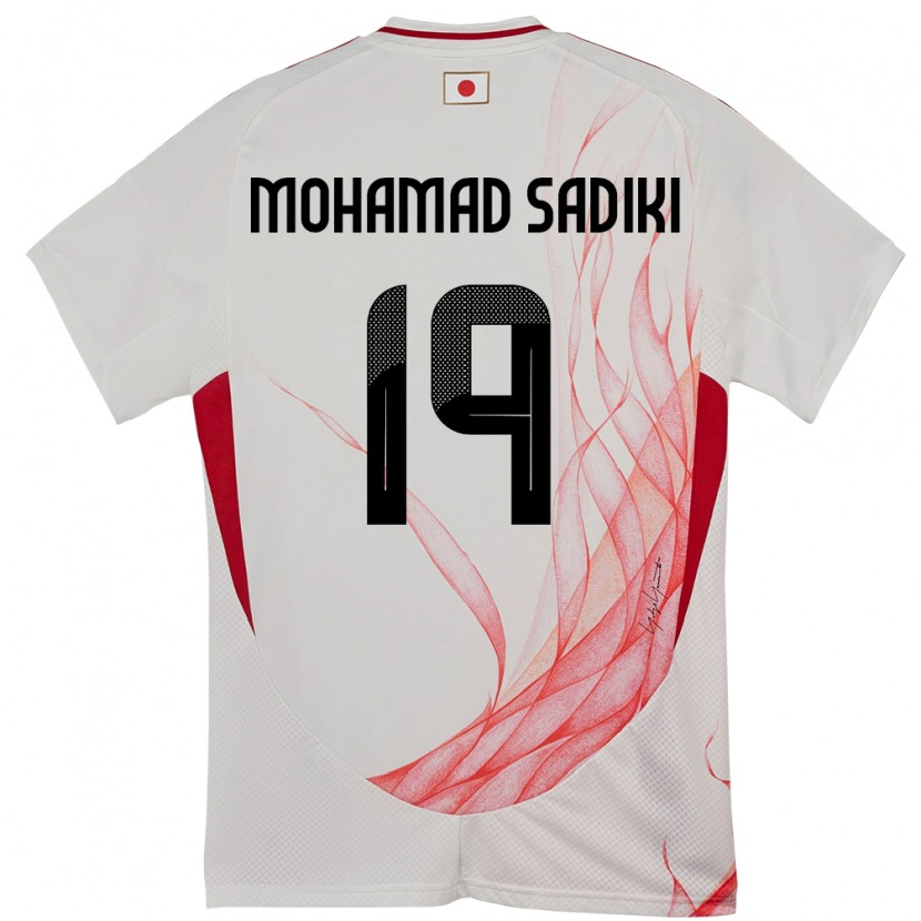 Danxen Kinder Japan Mohamad Sadiki Wade #19 Weiß Auswärtstrikot Trikot 24-26 T-Shirt
