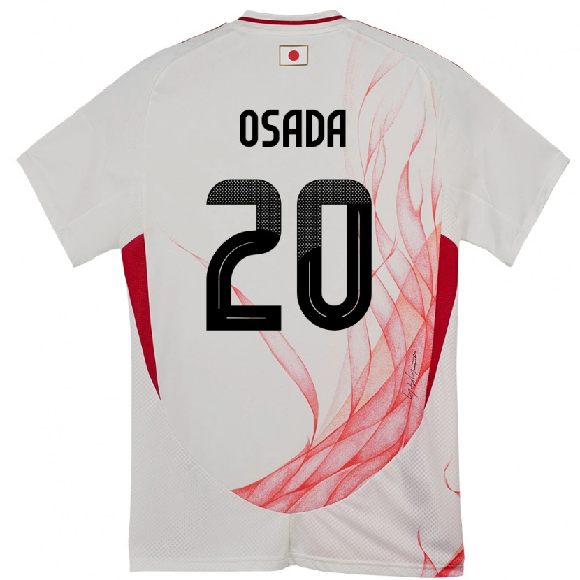 Danxen Kinder Japan Towa Osada #20 Weiß Auswärtstrikot Trikot 24-26 T-Shirt