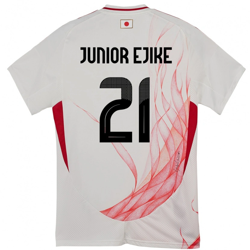 Danxen Kinder Japan Ibuki Vincent Junior Ejike #21 Weiß Auswärtstrikot Trikot 24-26 T-Shirt