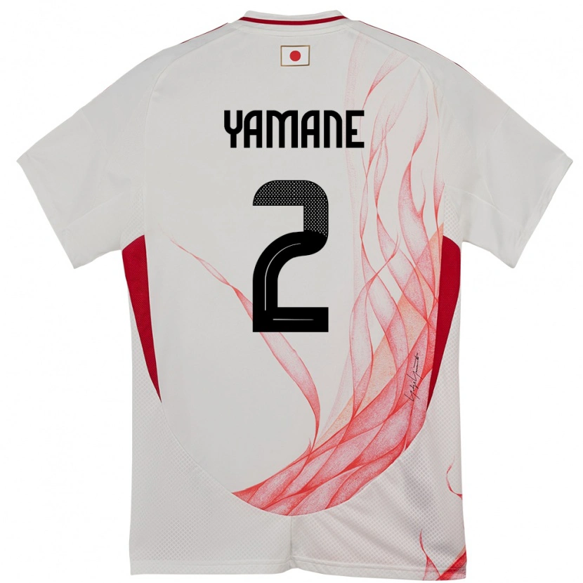 Danxen Kinder Japan Miki Yamane #2 Weiß Auswärtstrikot Trikot 24-26 T-Shirt