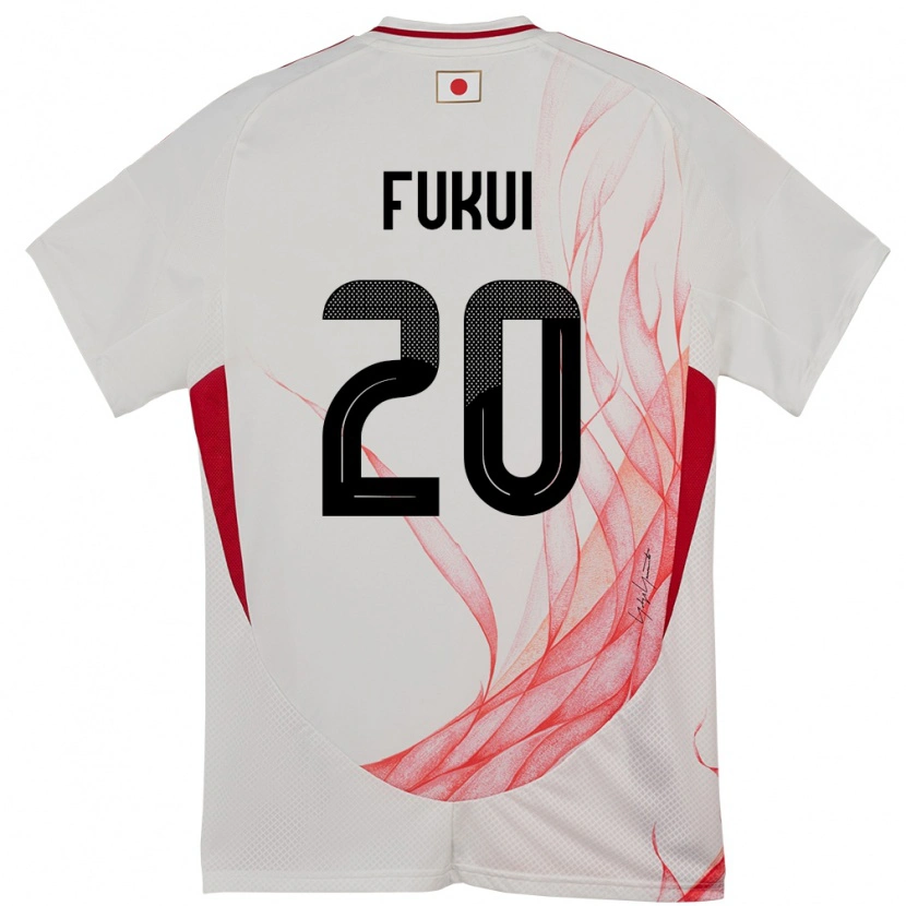 Danxen Kinder Japan Taichi Fukui #20 Weiß Auswärtstrikot Trikot 24-26 T-Shirt