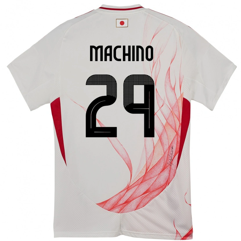 Danxen Kinder Japan Shuto Machino #29 Weiß Auswärtstrikot Trikot 24-26 T-Shirt