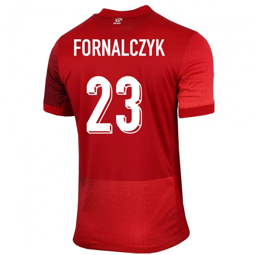 Danxen Kinder Polen Mariusz Fornalczyk #23 Rot Auswärtstrikot Trikot 24-26 T-Shirt