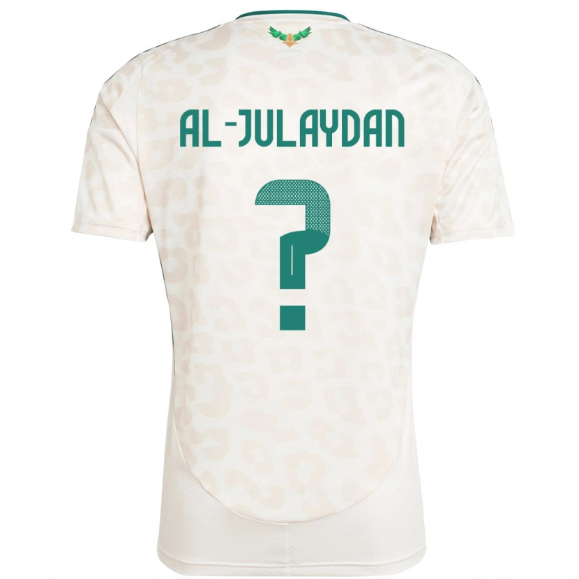 Danxen Kinder Saudi-Arabien Ahmed Al-Julaydan #0 Weiß Auswärtstrikot Trikot 24-26 T-Shirt