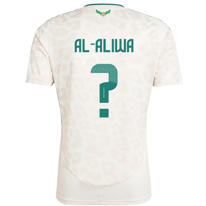 Danxen Kinder Saudi-Arabien Abdulaziz Al-Aliwa #0 Weiß Auswärtstrikot Trikot 24-26 T-Shirt