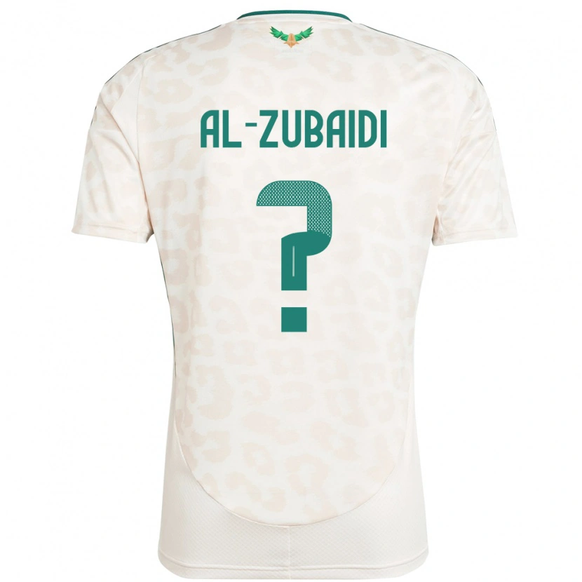 Danxen Kinder Saudi-Arabien Yaseen Al-Zubaidi #0 Weiß Auswärtstrikot Trikot 24-26 T-Shirt