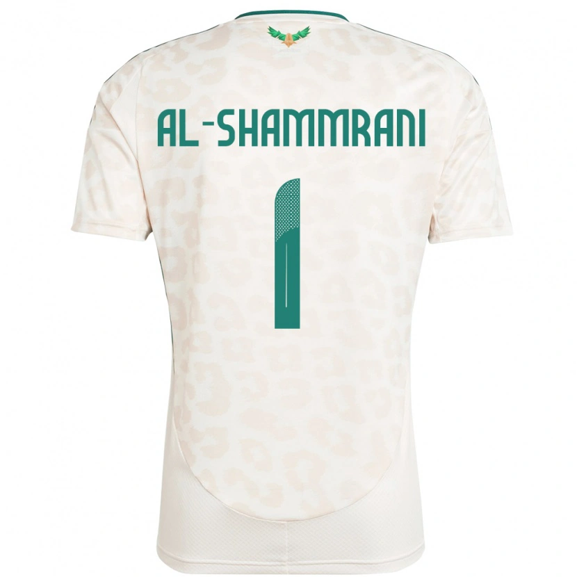 Danxen Kinder Saudi-Arabien Faisal Al-Shammrani #1 Weiß Auswärtstrikot Trikot 24-26 T-Shirt
