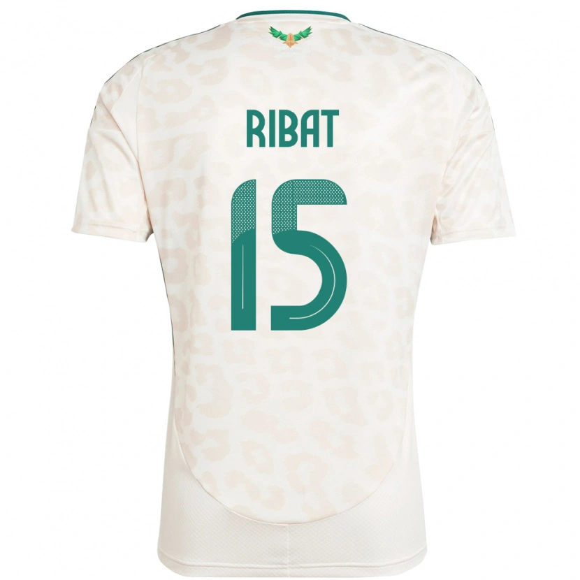 Danxen Kinder Saudi-Arabien Abdulaziz Ribat #15 Weiß Auswärtstrikot Trikot 24-26 T-Shirt