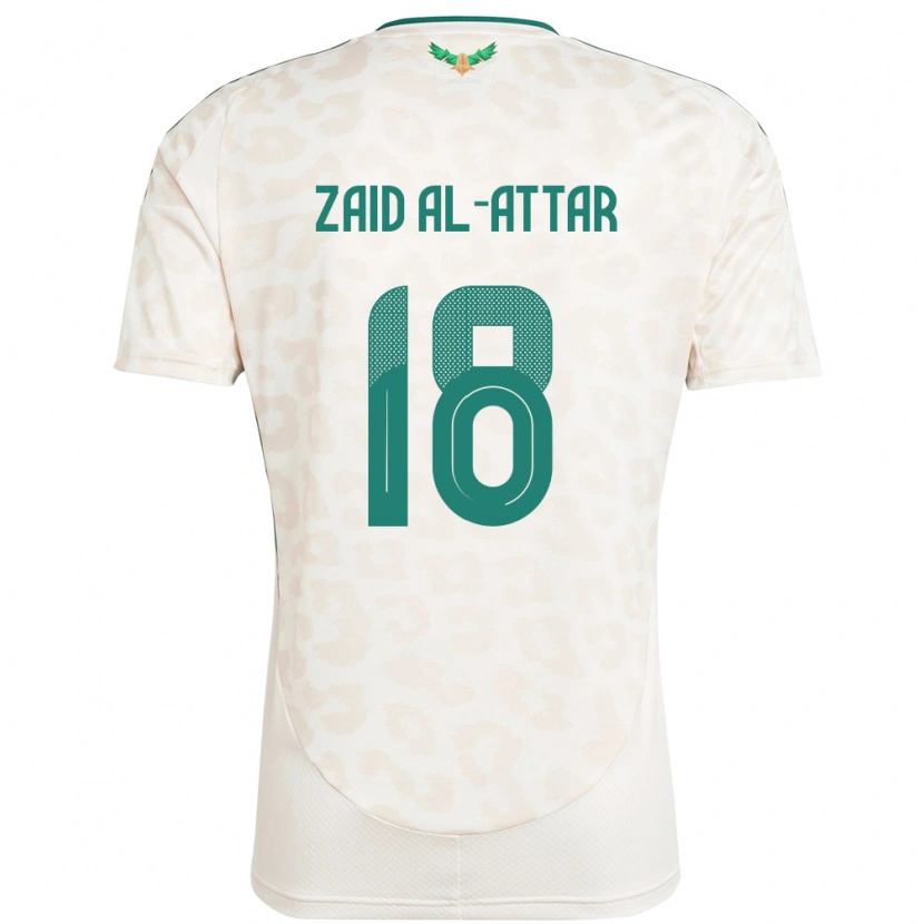 Danxen Kinder Saudi-Arabien Ramez Zaid Al-Attar #18 Weiß Auswärtstrikot Trikot 24-26 T-Shirt