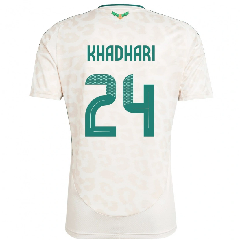 Danxen Kinder Saudi-Arabien Murad Khadhari #24 Weiß Auswärtstrikot Trikot 24-26 T-Shirt