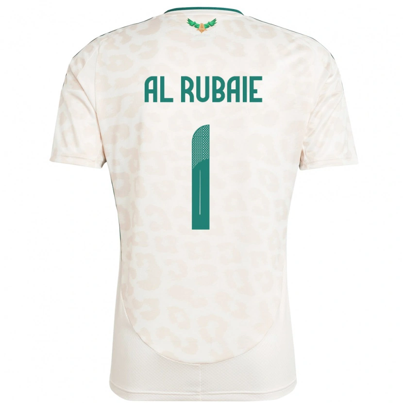 Danxen Kinder Saudi-Arabien Mohammed Al Rubaie #1 Weiß Auswärtstrikot Trikot 24-26 T-Shirt
