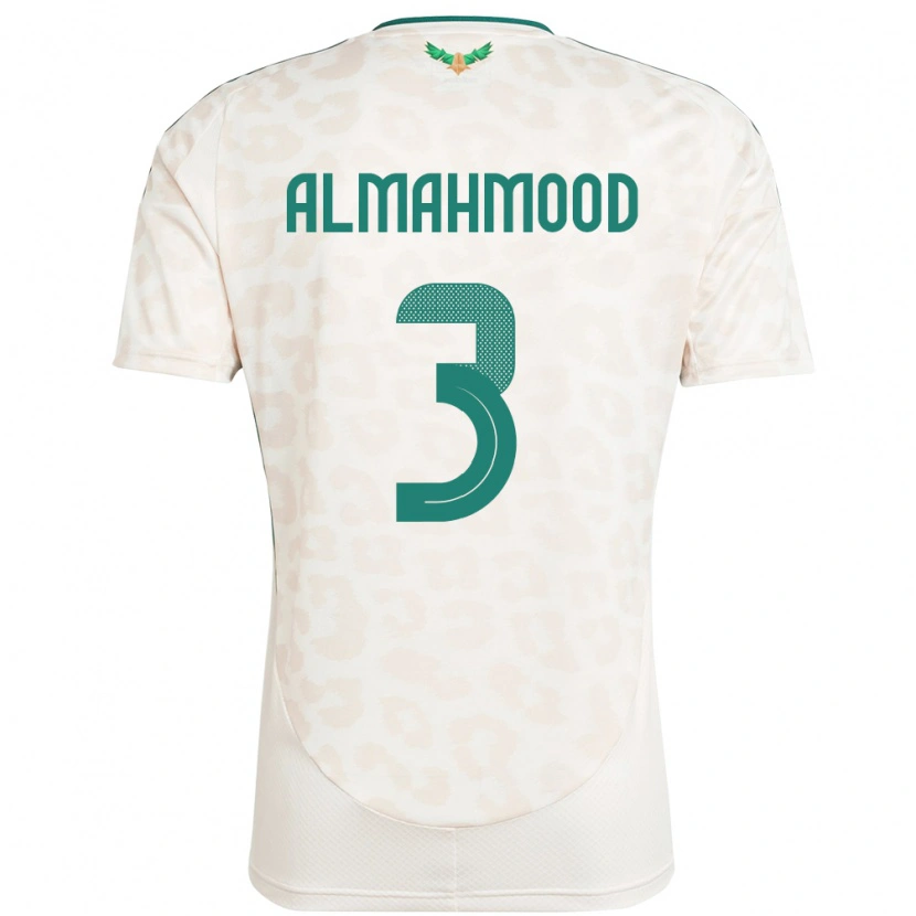 Danxen Kinder Saudi-Arabien Mohammed Almahmood #3 Weiß Auswärtstrikot Trikot 24-26 T-Shirt
