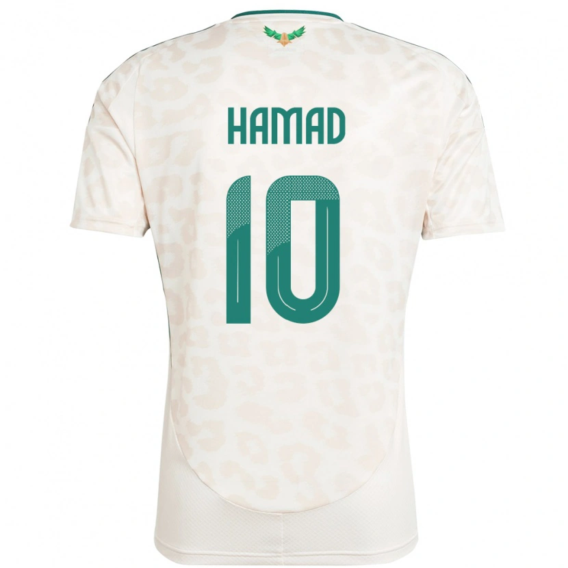 Danxen Kinder Saudi-Arabien Sarah Hamad #10 Weiß Auswärtstrikot Trikot 24-26 T-Shirt