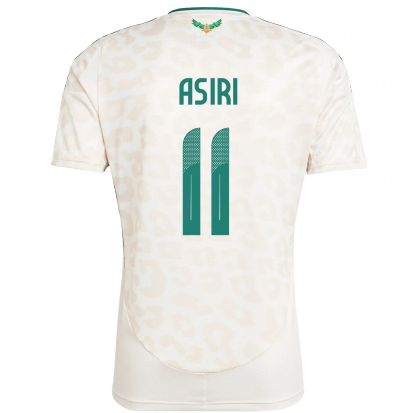 Danxen Kinder Saudi-Arabien Haitham Asiri #11 Weiß Auswärtstrikot Trikot 24-26 T-Shirt