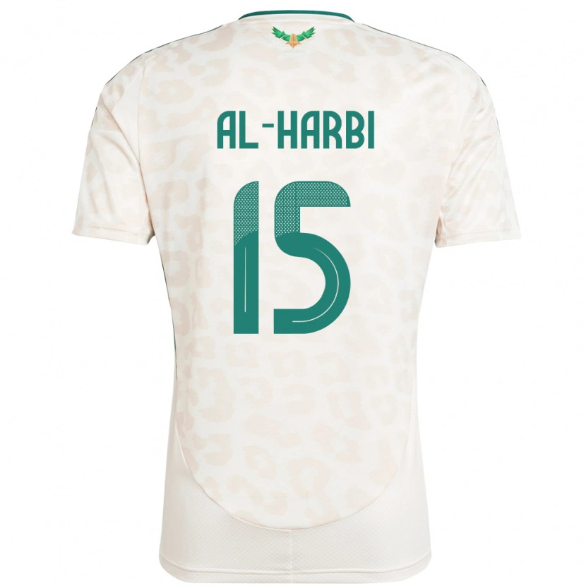 Danxen Kinder Saudi-Arabien Mashael Al Harbi #15 Weiß Auswärtstrikot Trikot 24-26 T-Shirt