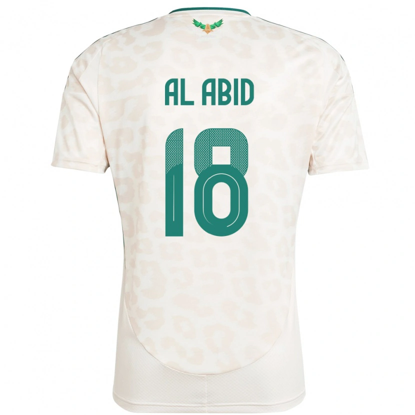 Danxen Kinder Saudi-Arabien Nawaf Al Abid #18 Weiß Auswärtstrikot Trikot 24-26 T-Shirt