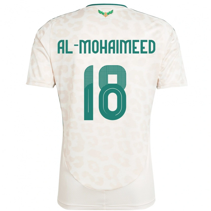 Danxen Kinder Saudi-Arabien Samer Al Mohaimeed #18 Weiß Auswärtstrikot Trikot 24-26 T-Shirt