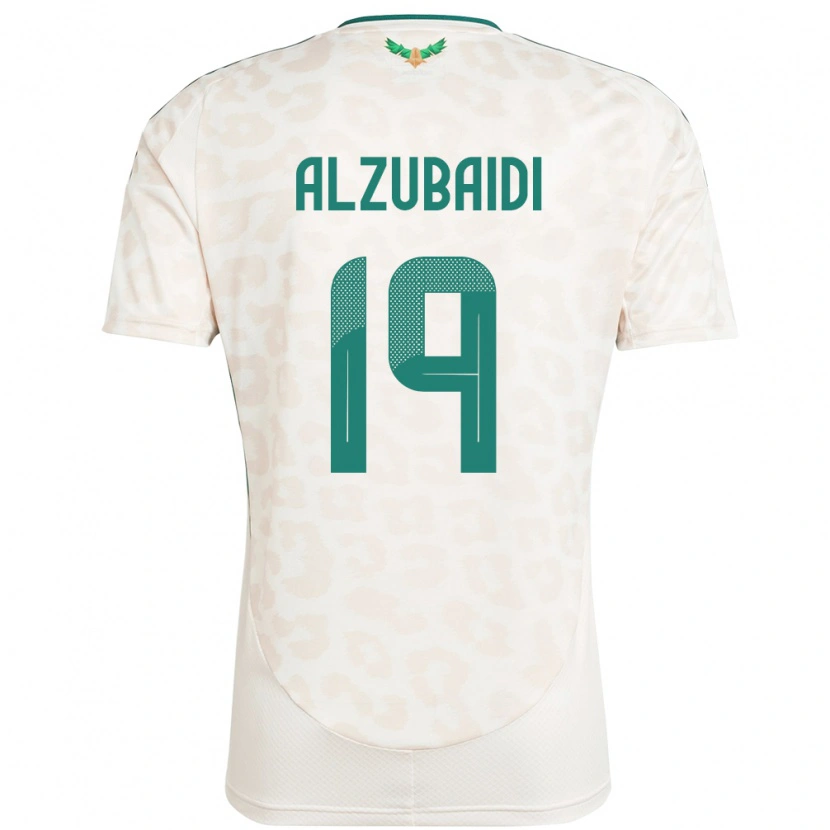 Danxen Kinder Saudi-Arabien Yaseen Alzubaidi #19 Weiß Auswärtstrikot Trikot 24-26 T-Shirt