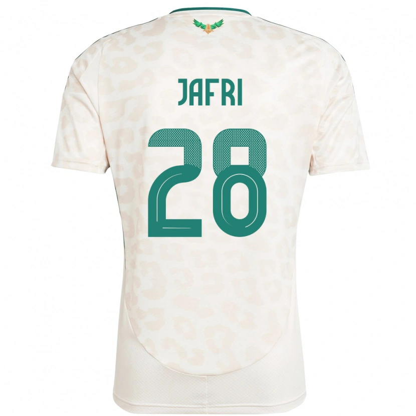 Danxen Kinder Saudi-Arabien Farah Jafri #28 Weiß Auswärtstrikot Trikot 24-26 T-Shirt