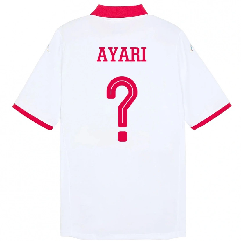 Danxen Kinder Tunesien Khalil Ayari #0 Weiß Auswärtstrikot Trikot 24-26 T-Shirt