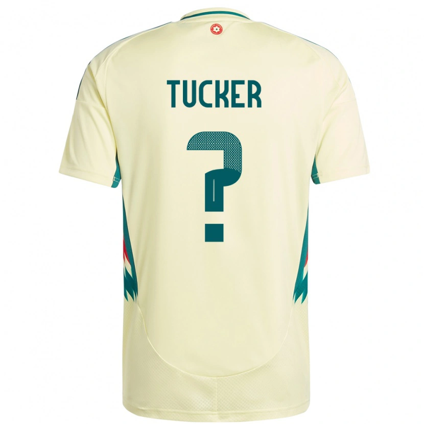 Danxen Kinder Wales Ali Tucker #0 Beige Gelb Auswärtstrikot Trikot 24-26 T-Shirt