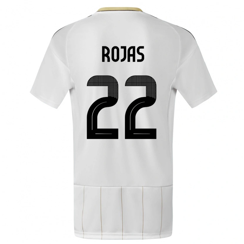 Danxen Kinder Costa Rica Andy Rojas #22 Weiß Auswärtstrikot Trikot 24-26 T-Shirt