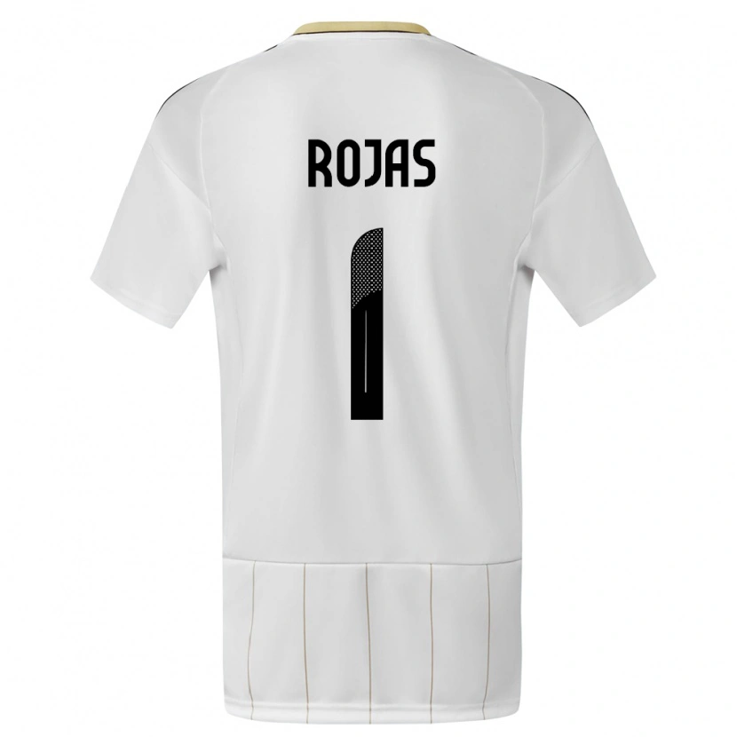 Danxen Kinder Costa Rica Berny Rojas #1 Weiß Auswärtstrikot Trikot 24-26 T-Shirt