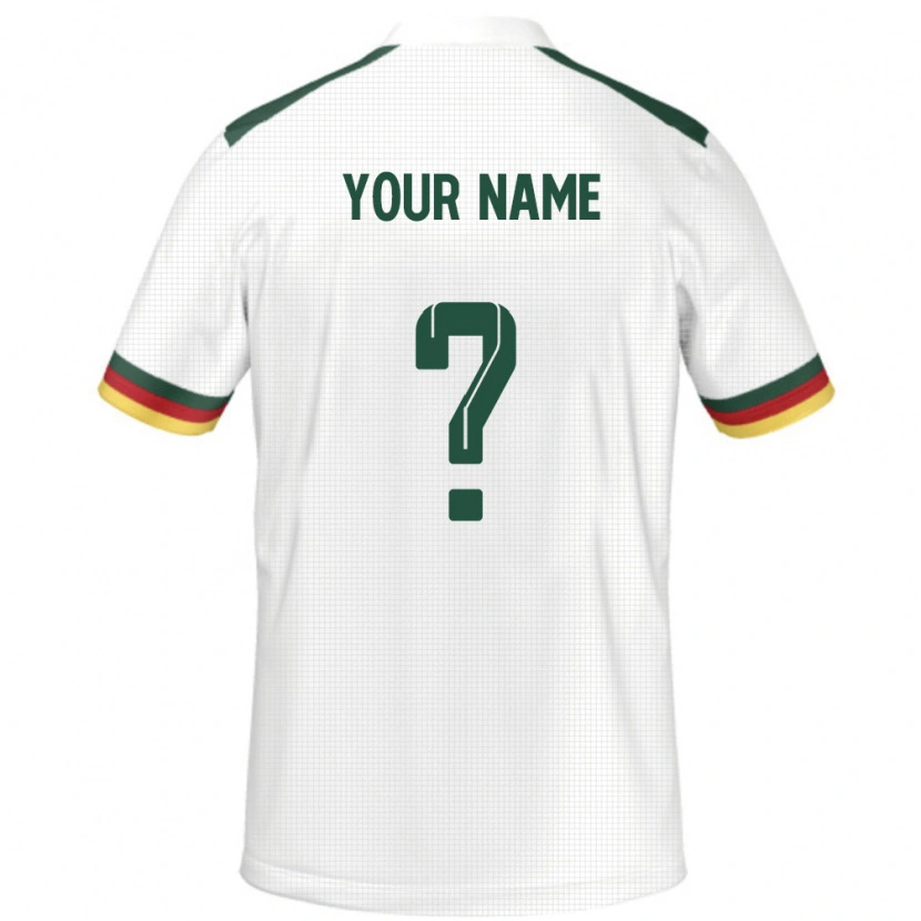 Danxen Kinder Kamerun Ihren Namen #0 Weiß Auswärtstrikot Trikot 24-26 T-Shirt