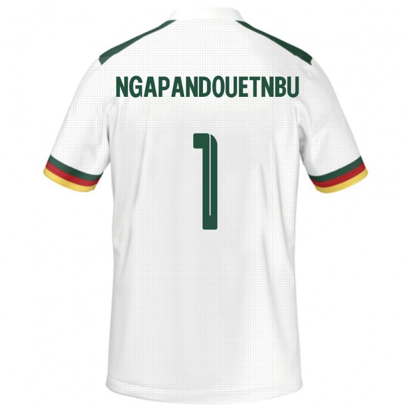 Danxen Kinder Kamerun Simon Ngapandouetnbu #1 Weiß Auswärtstrikot Trikot 24-26 T-Shirt