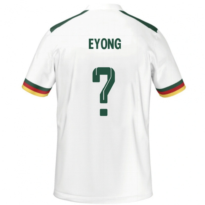 Danxen Kinder Kamerun Etta Eyong #0 Weiß Auswärtstrikot Trikot 24-26 T-Shirt