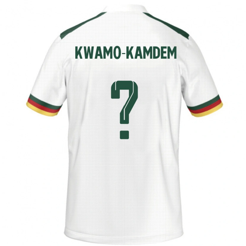 Danxen Kinder Kamerun Jerome Noel Kwamo-Kamdem #0 Weiß Auswärtstrikot Trikot 24-26 T-Shirt