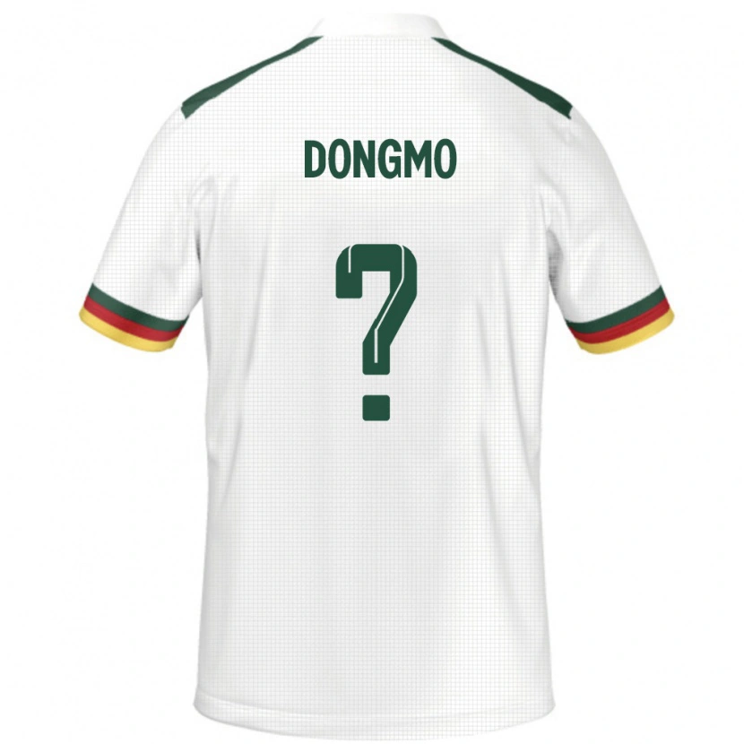 Danxen Kinder Kamerun Fabien Dongmo #0 Weiß Auswärtstrikot Trikot 24-26 T-Shirt